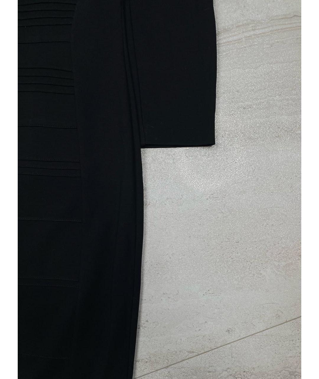 ESCADA Черное вискозное повседневное платье, фото 2