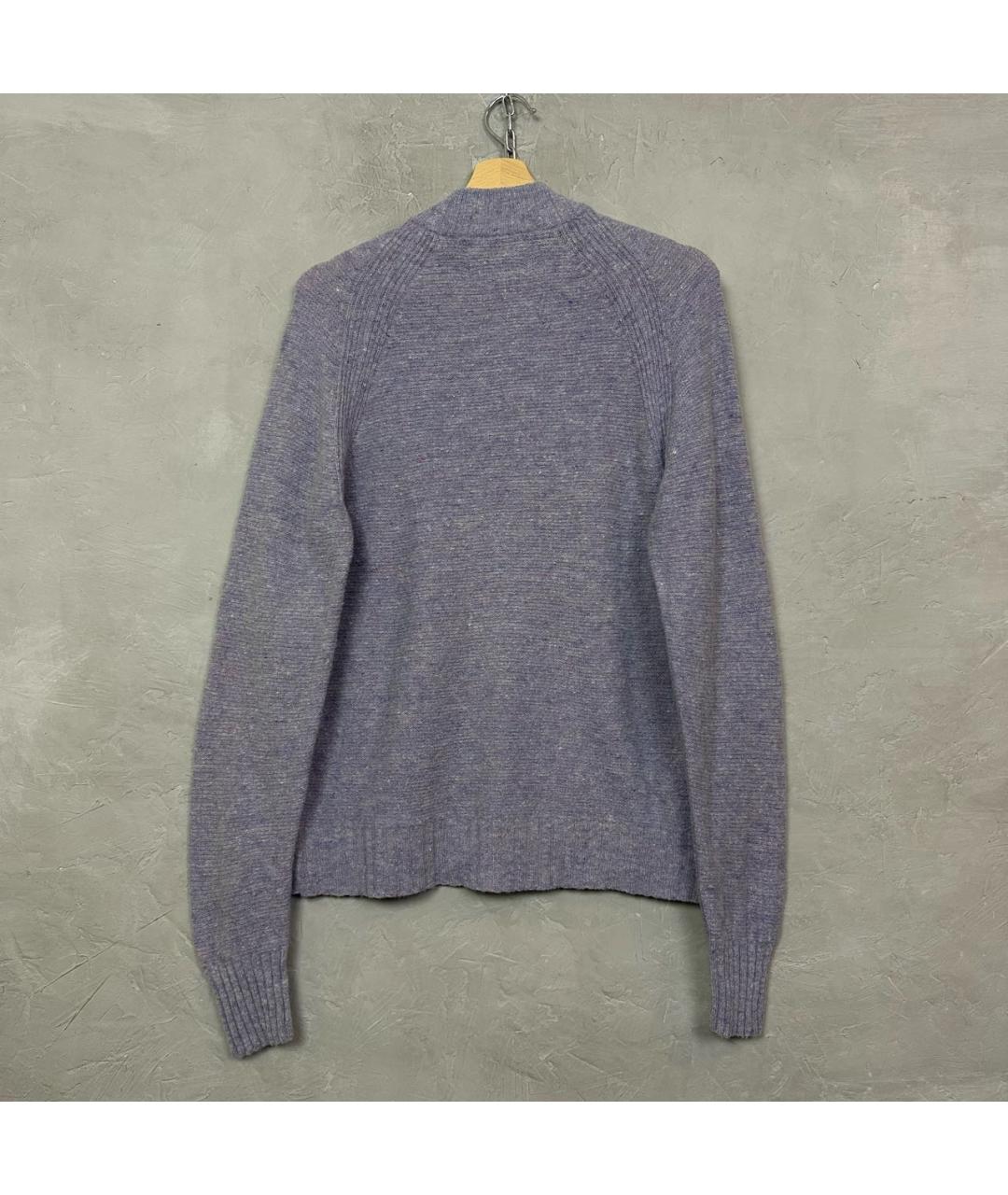 WOOLRICH Фиолетовый шерстяной джемпер / свитер, фото 5