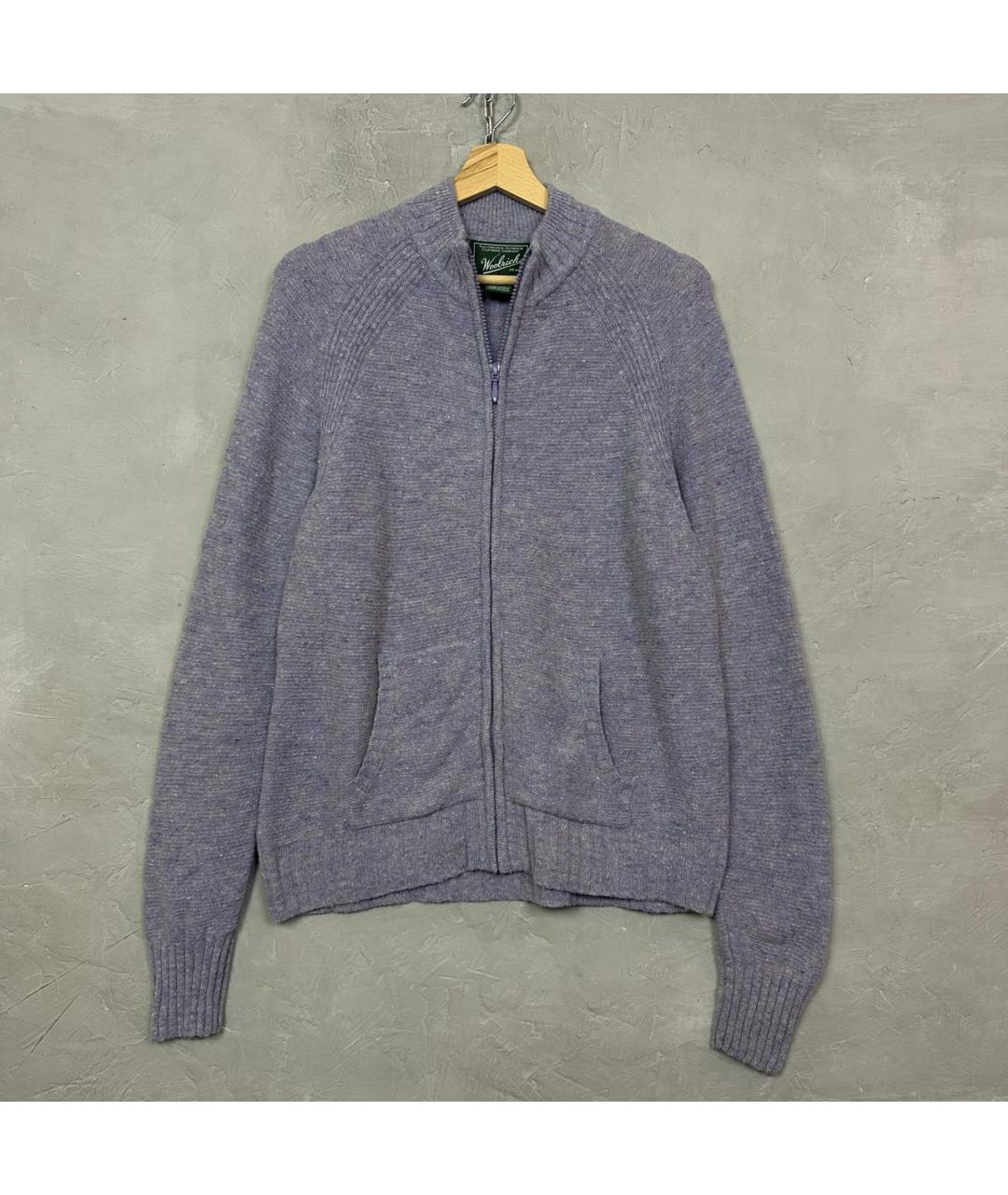 WOOLRICH Фиолетовый шерстяной джемпер / свитер, фото 7