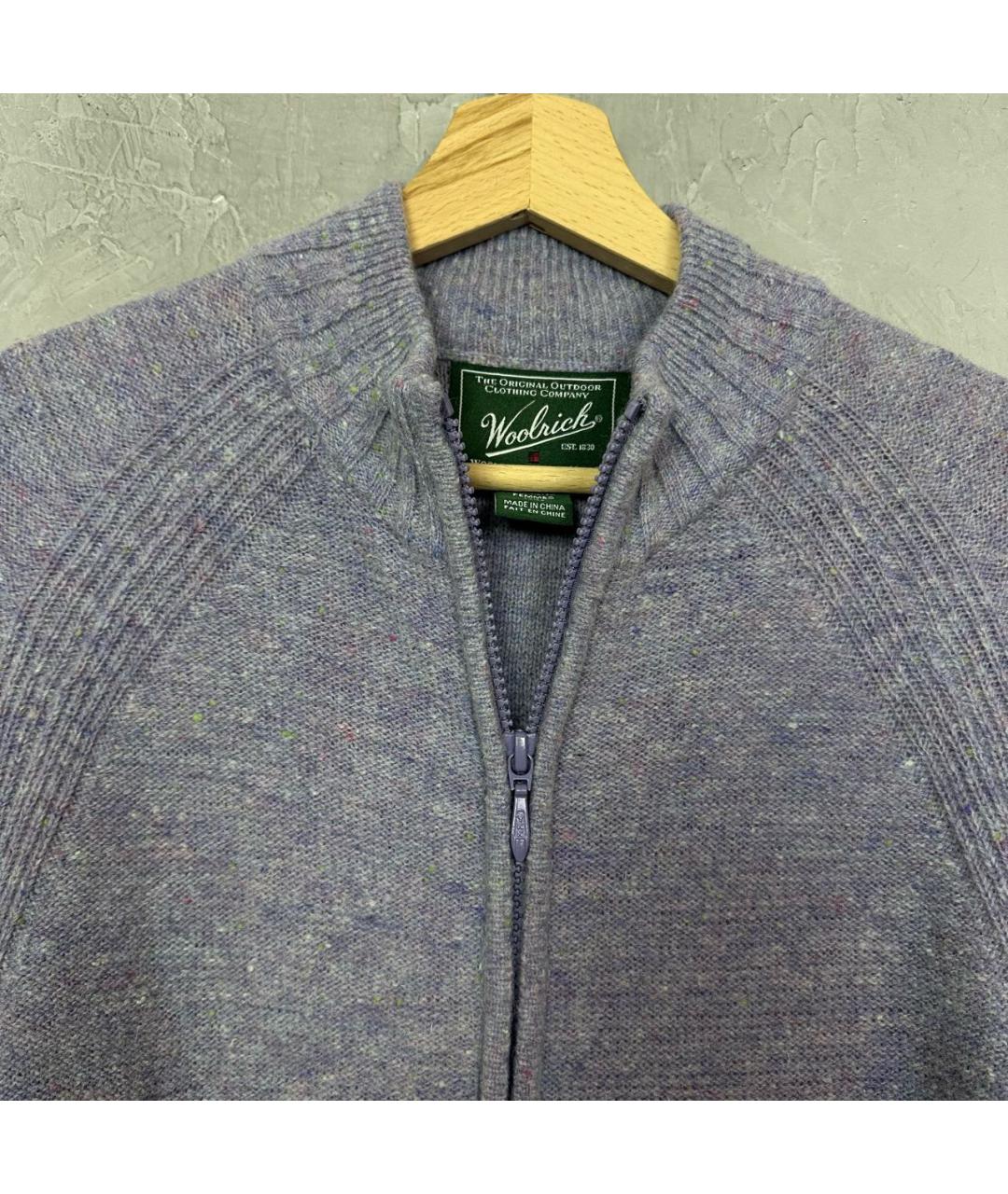 WOOLRICH Фиолетовый шерстяной джемпер / свитер, фото 2