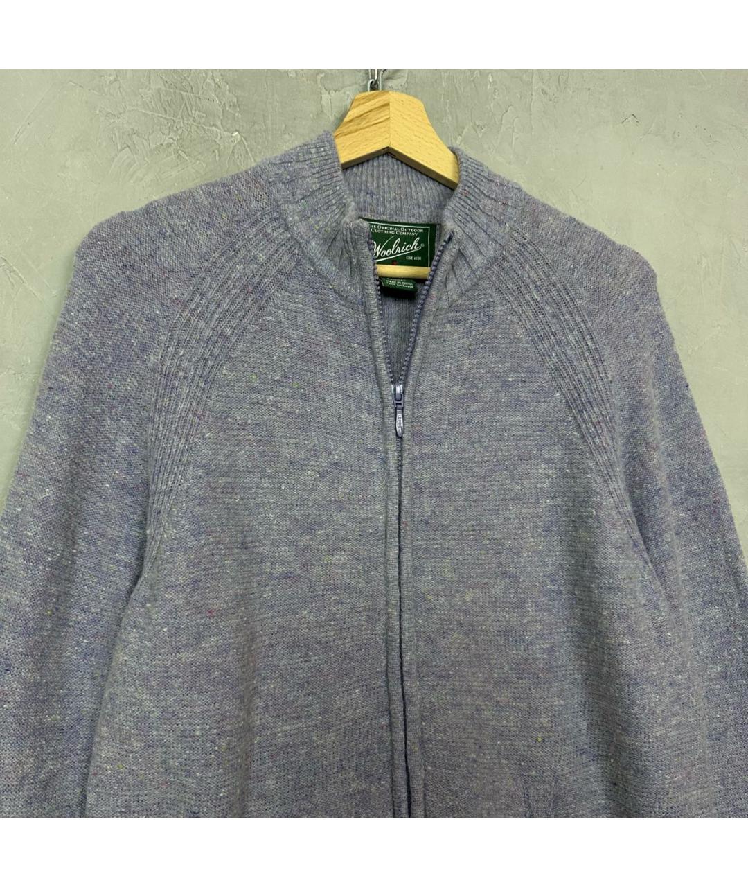 WOOLRICH Фиолетовый шерстяной джемпер / свитер, фото 3