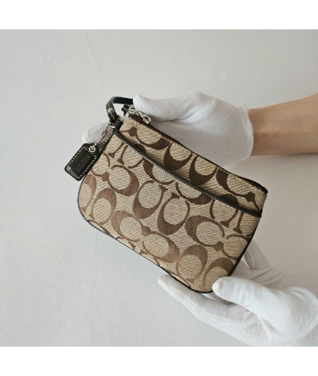 COACH Коричневый кошелек, фото 2