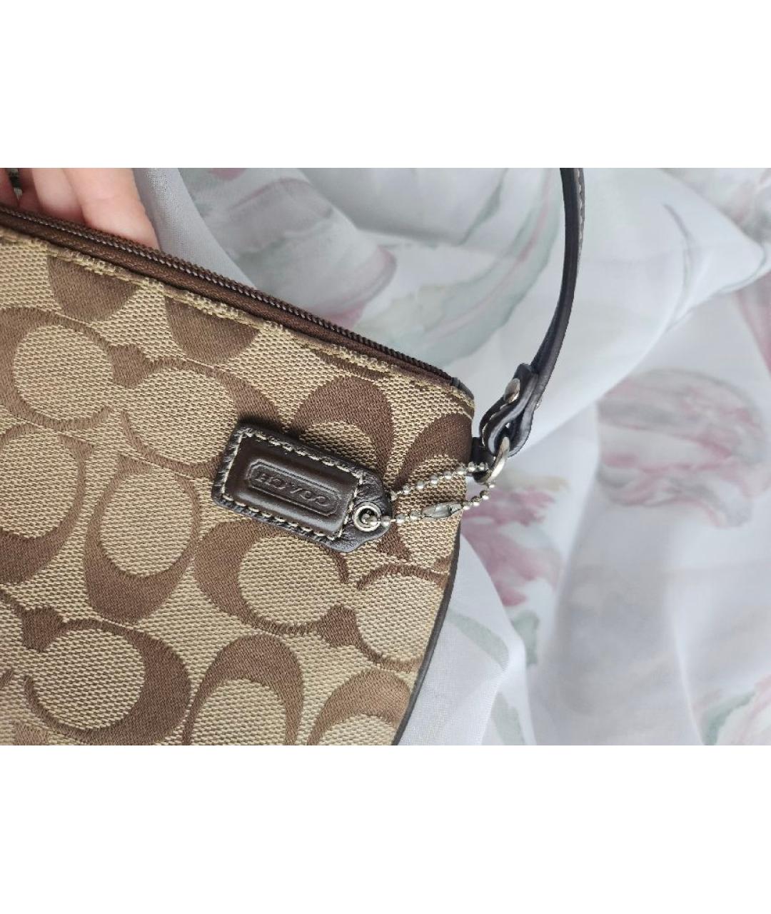 COACH Коричневый кошелек, фото 7