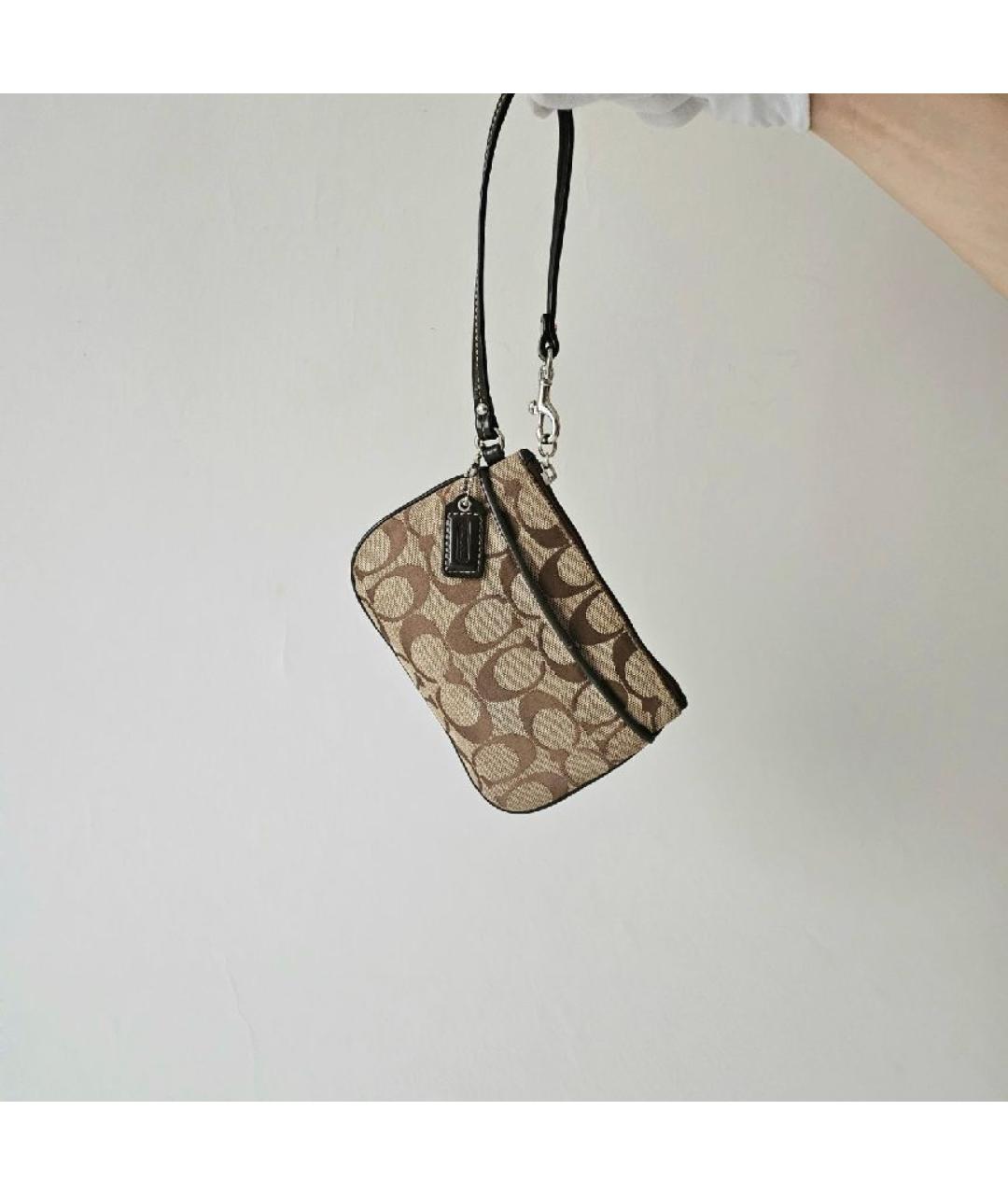 COACH Коричневый кошелек, фото 3