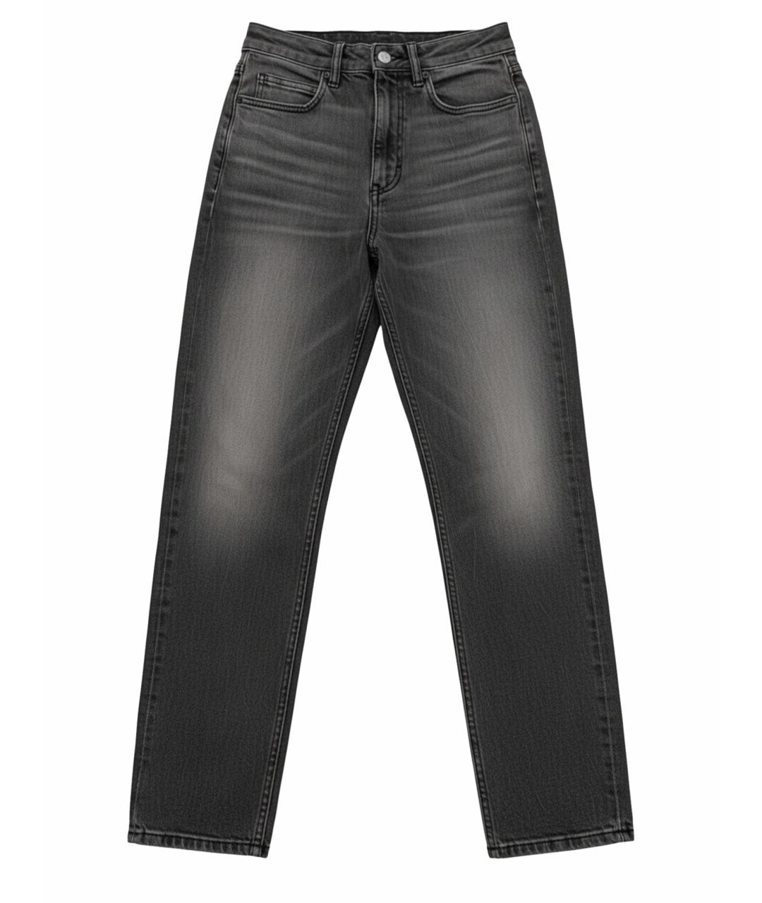 HUGO Серые хлопковые прямые джинсы, фото 1