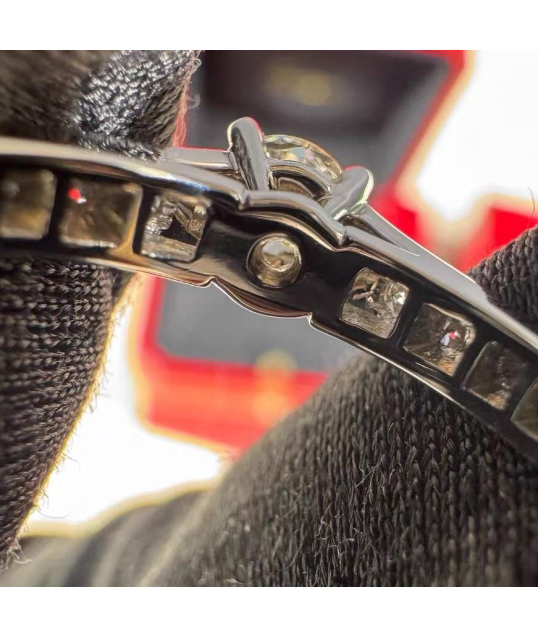 CARTIER Серебряное платиновое кольцо, фото 5