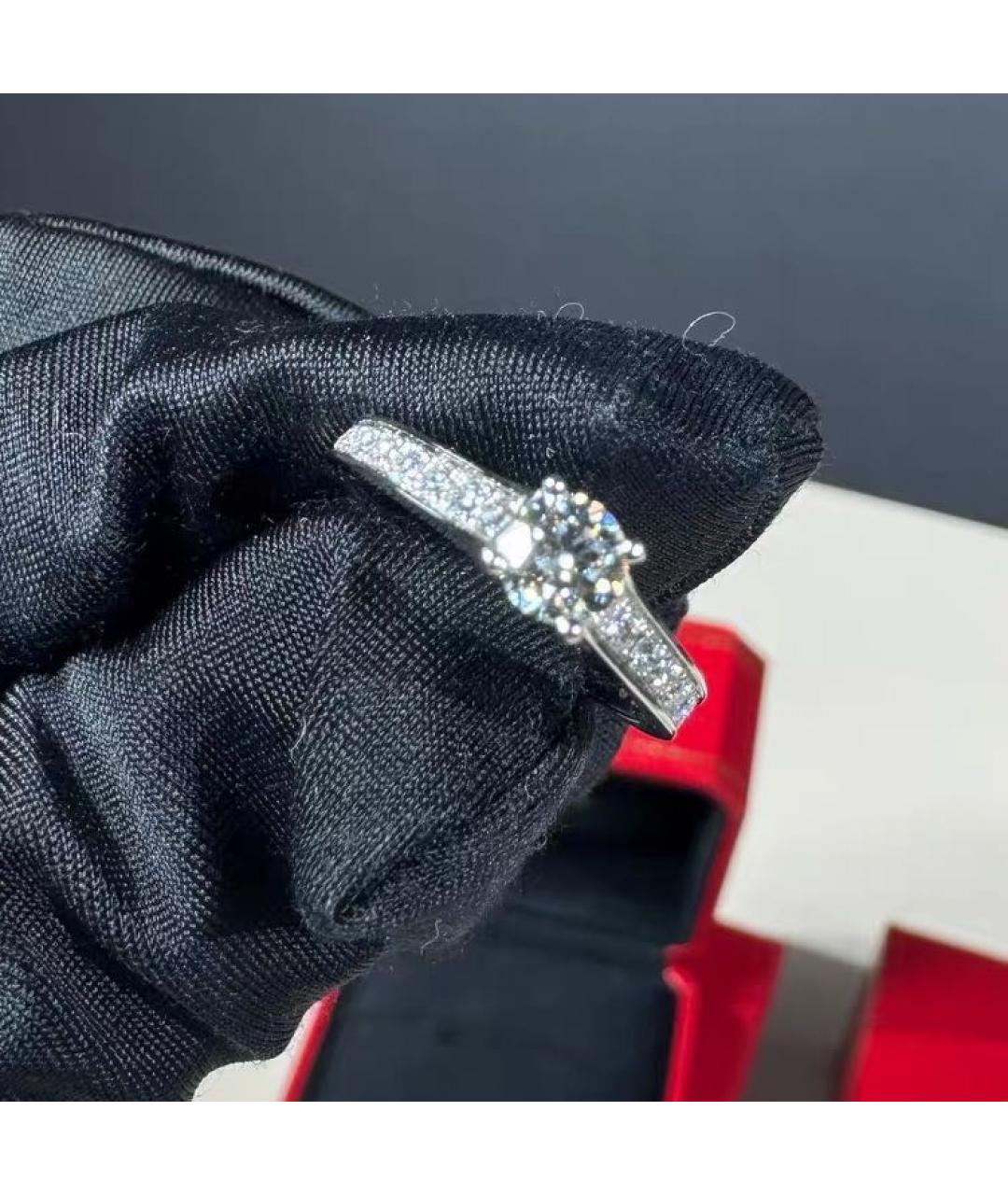CARTIER Серебряное платиновое кольцо, фото 4