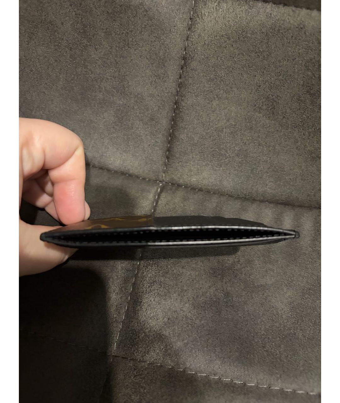 LOUIS VUITTON Черный кардхолдер, фото 3