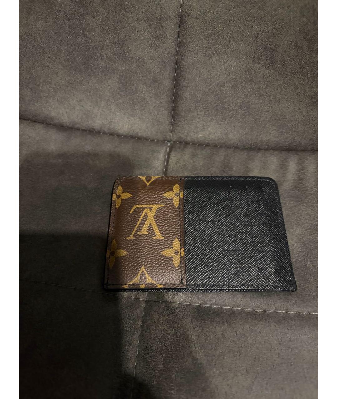 LOUIS VUITTON Черный кардхолдер, фото 2