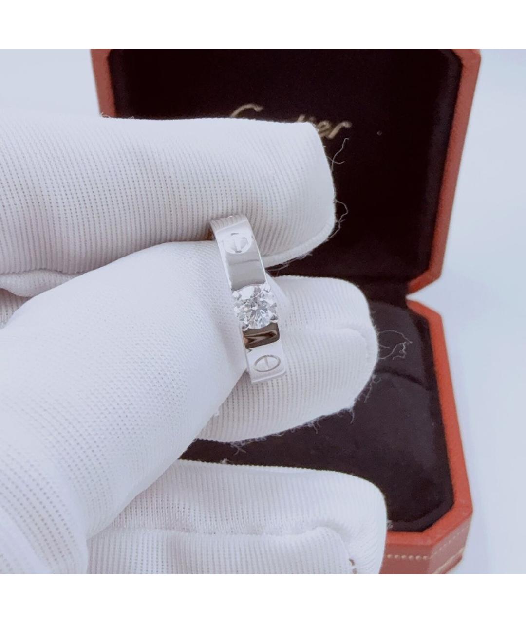 CARTIER Серебряное кольцо из белого золота, фото 4