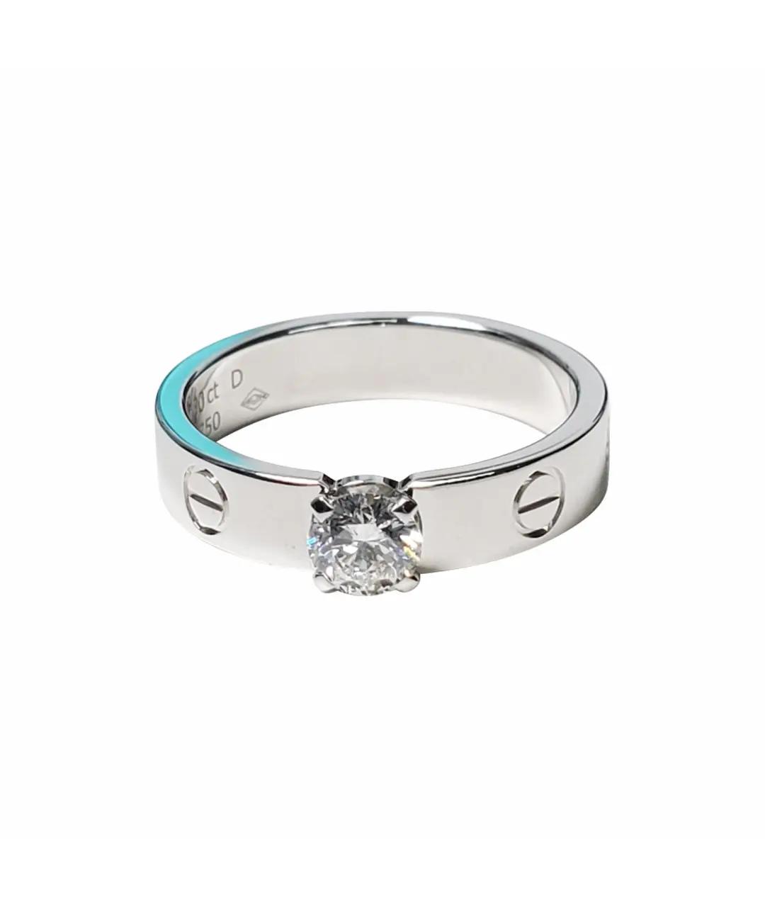 CARTIER Серебряное кольцо из белого золота, фото 1