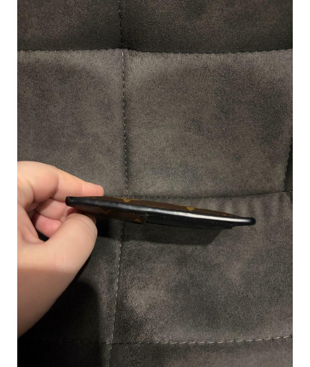 LOUIS VUITTON Коричневый кардхолдер, фото 6