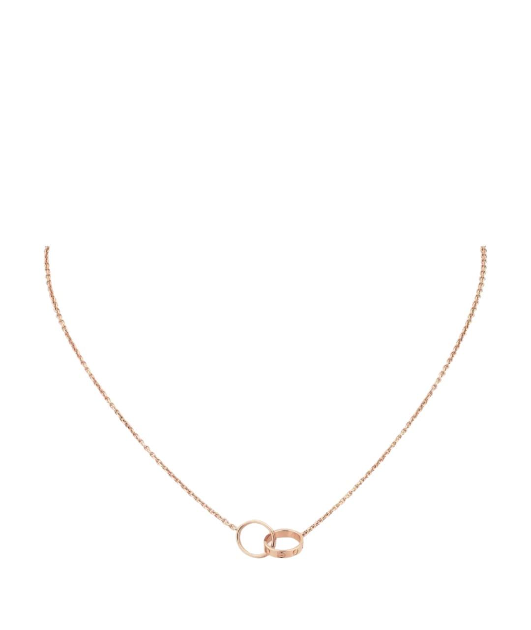 CARTIER Золотая подвеска из розового золота, фото 1