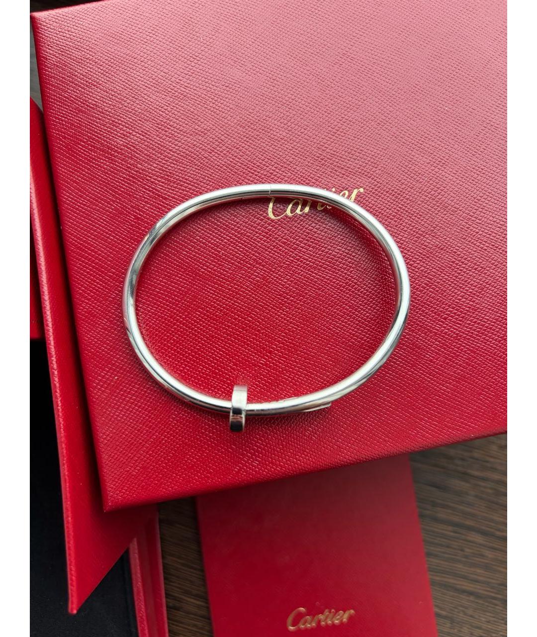 CARTIER Серебрянный браслет из белого золота, фото 5