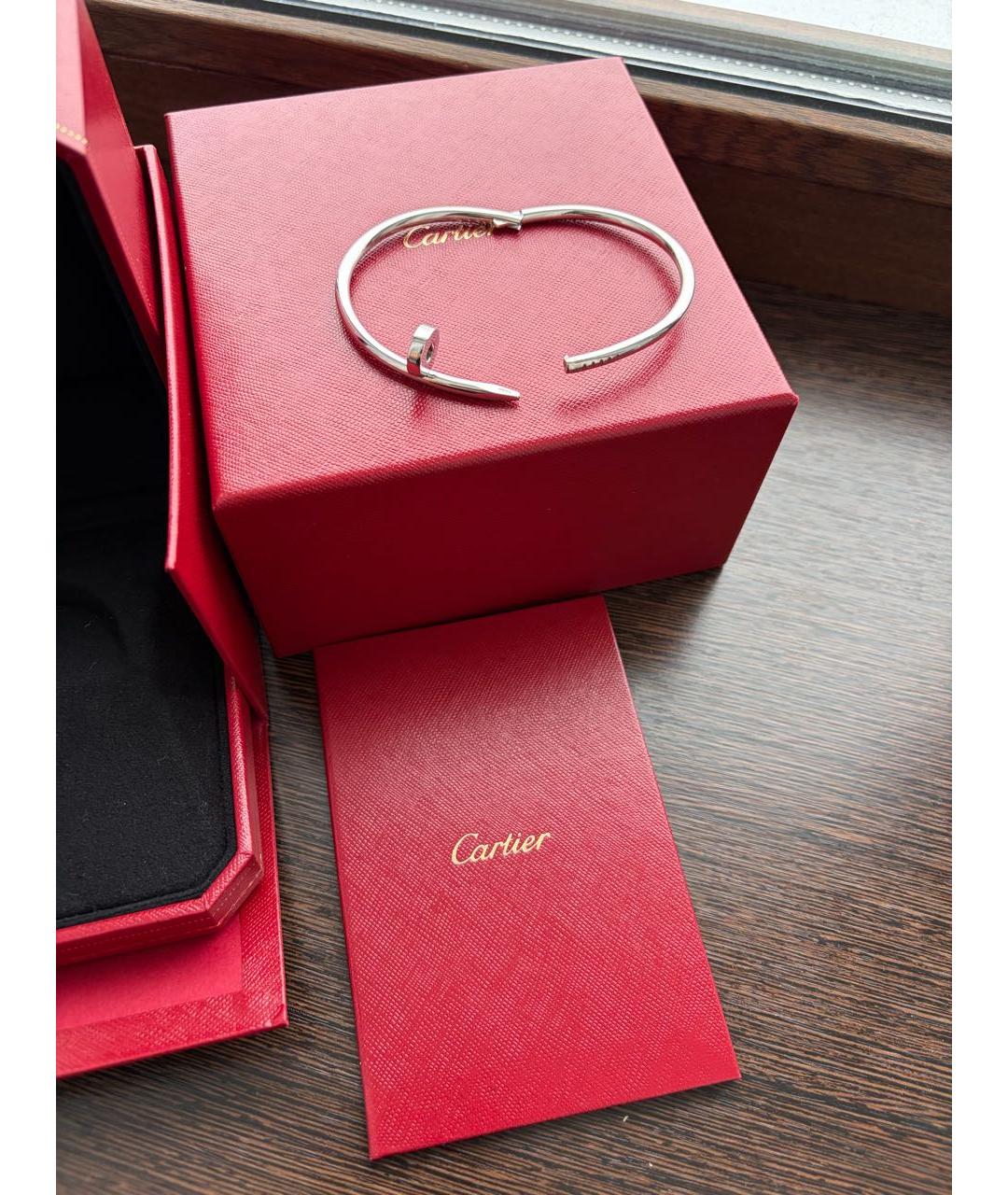 CARTIER Серебрянный браслет из белого золота, фото 3