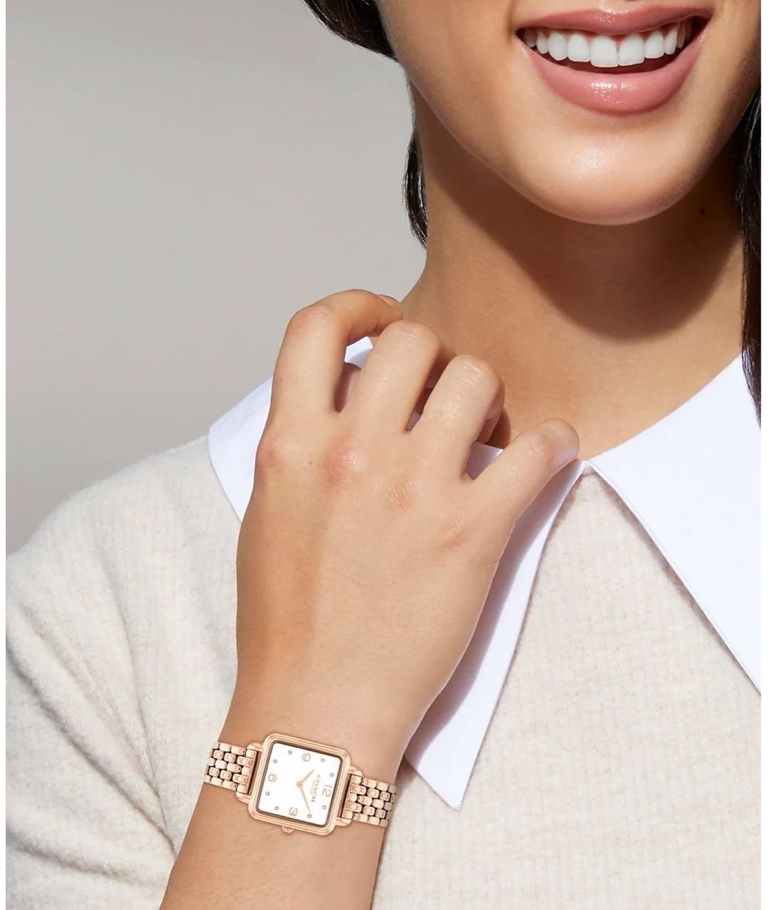 COACH Золотые часы, фото 2