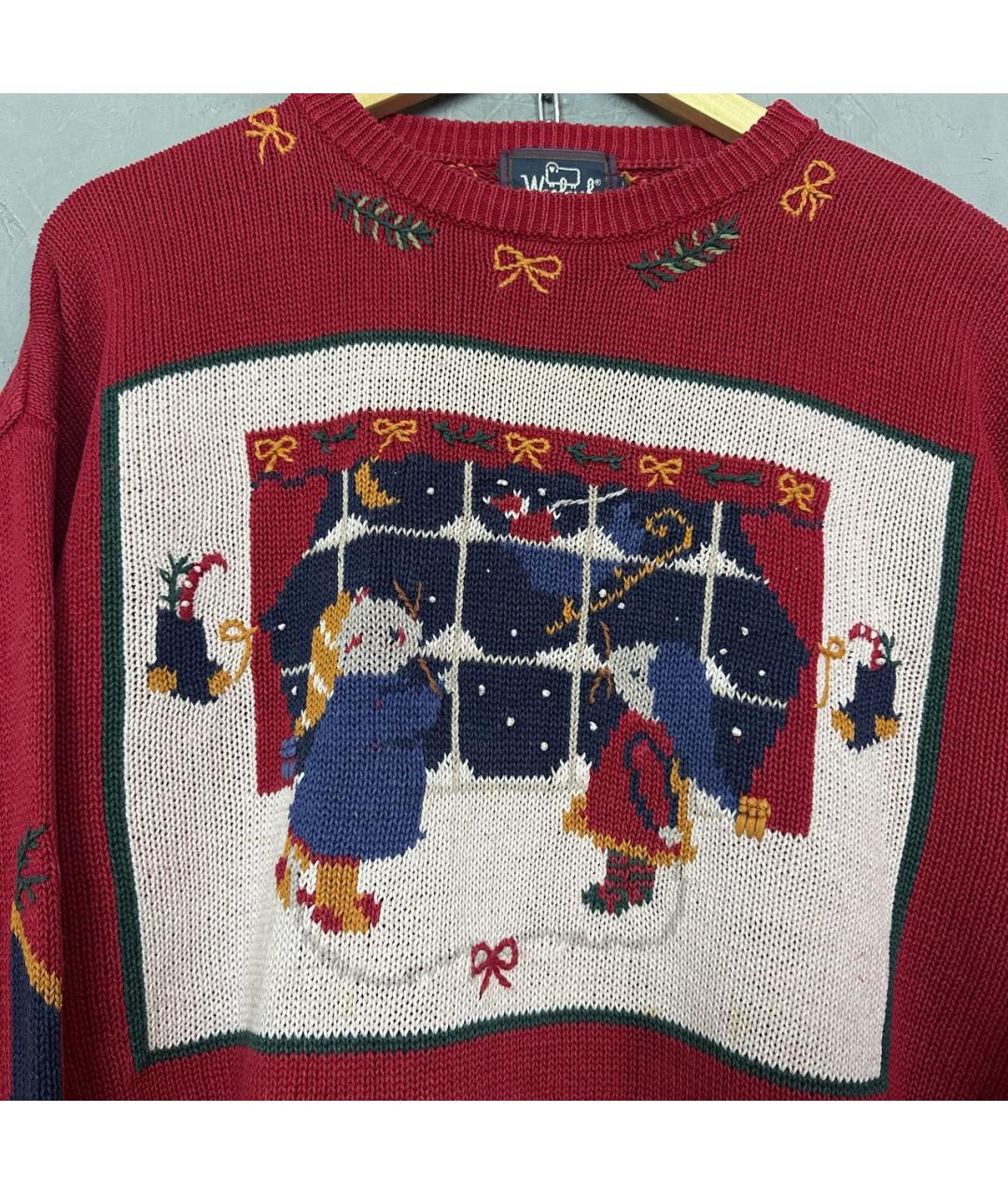 WOOLRICH Бордовый хлопковый джемпер / свитер, фото 2