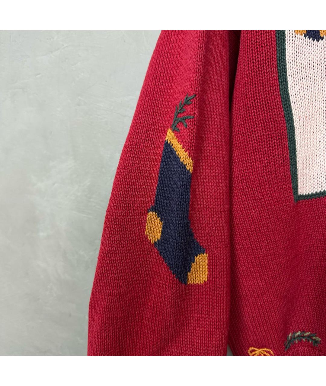 WOOLRICH Бордовый хлопковый джемпер / свитер, фото 5