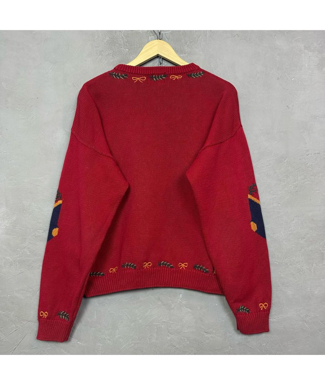 WOOLRICH Бордовый хлопковый джемпер / свитер, фото 3