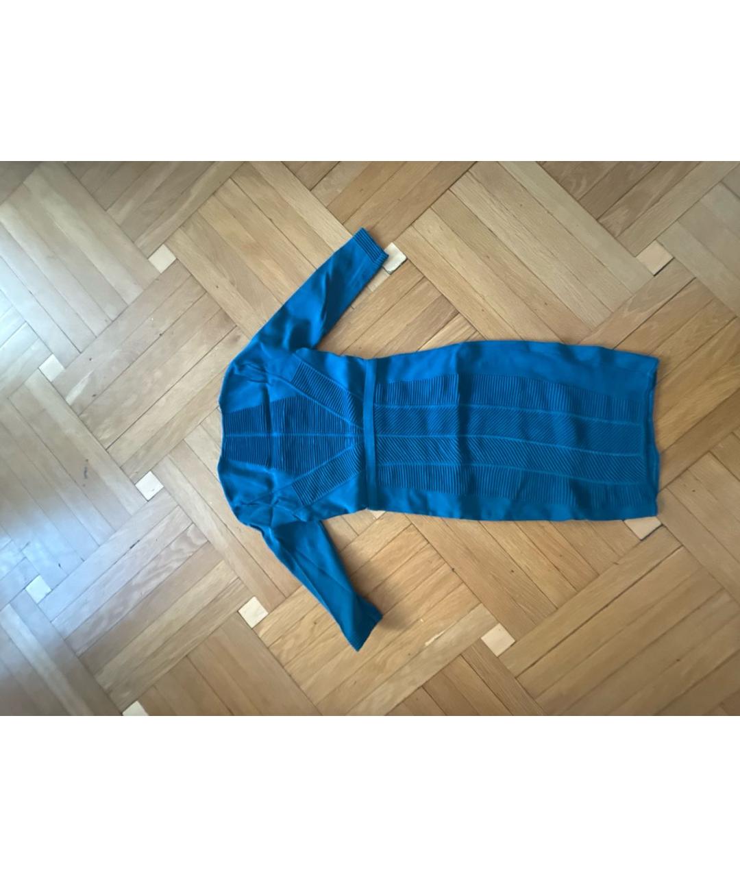 VERSACE COLLECTION Темно-синее вечернее платье, фото 2