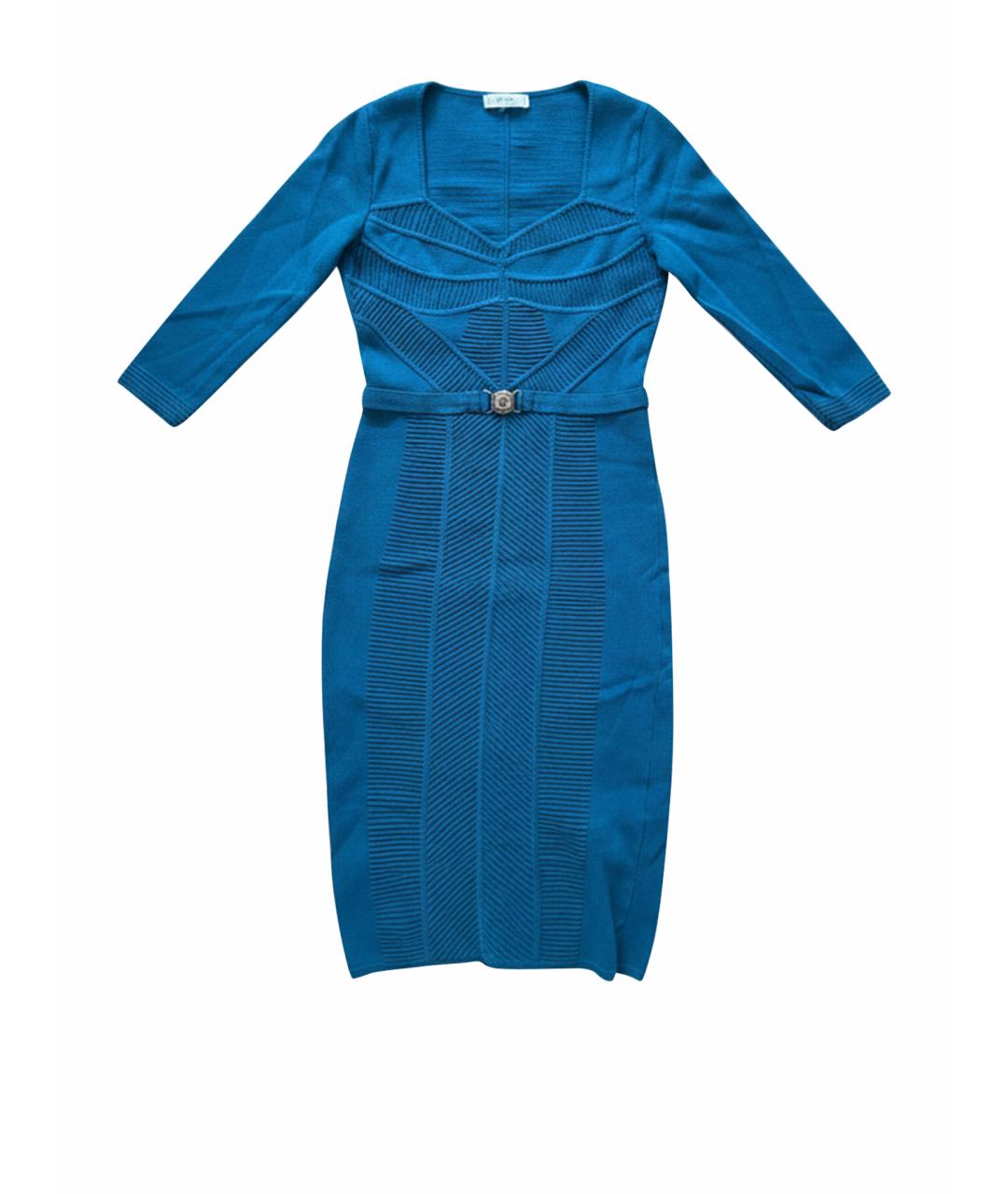 VERSACE COLLECTION Темно-синее вечернее платье, фото 1