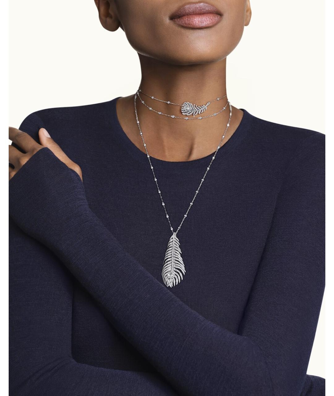 BOUCHERON Серебряная подвеска из белого золота, фото 4