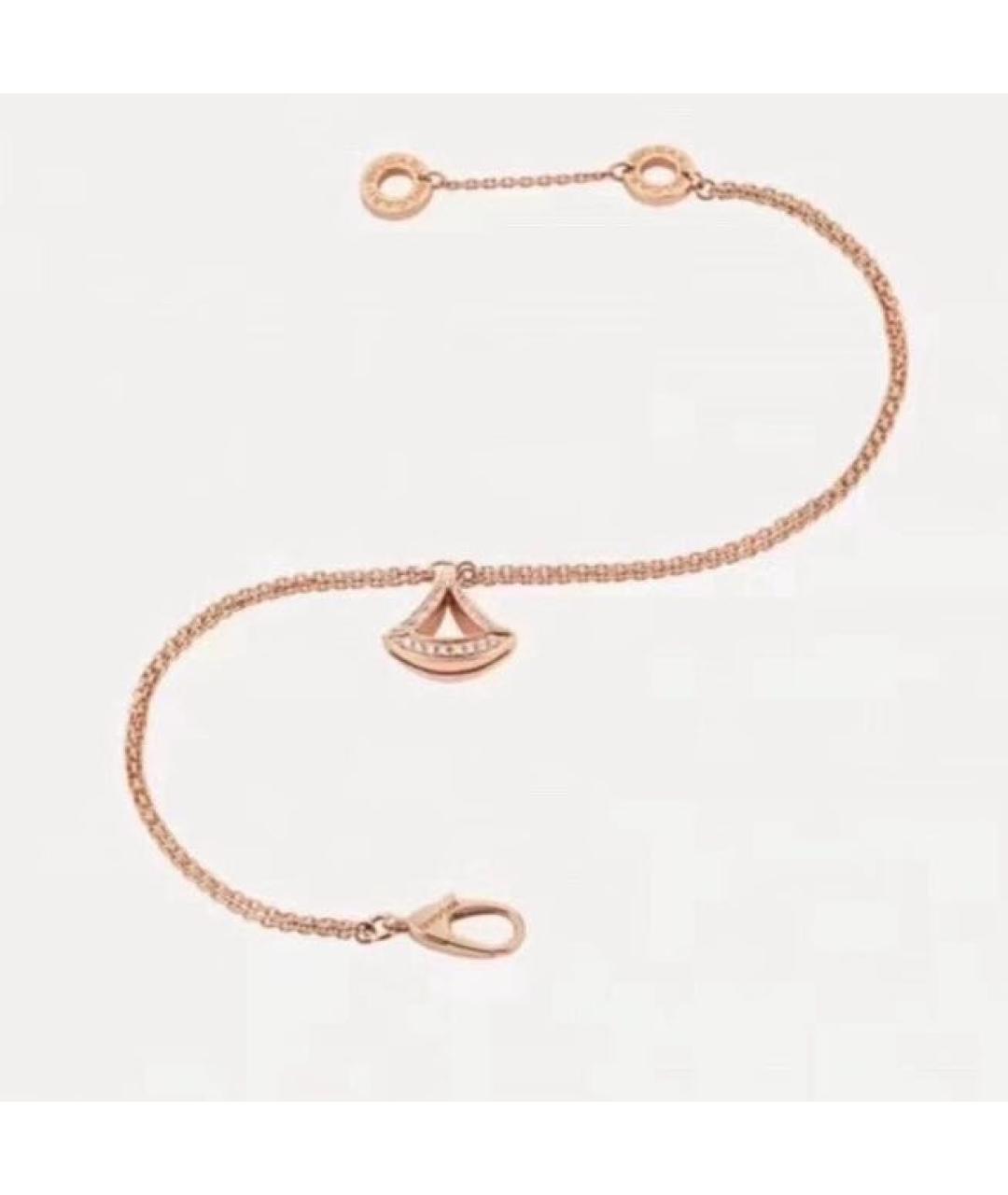 BVLGARI Розовый браслет из розового золота, фото 8