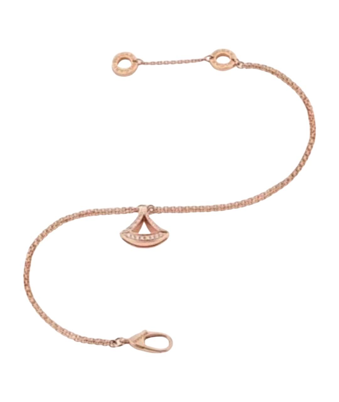 BVLGARI Розовый браслет из розового золота, фото 1