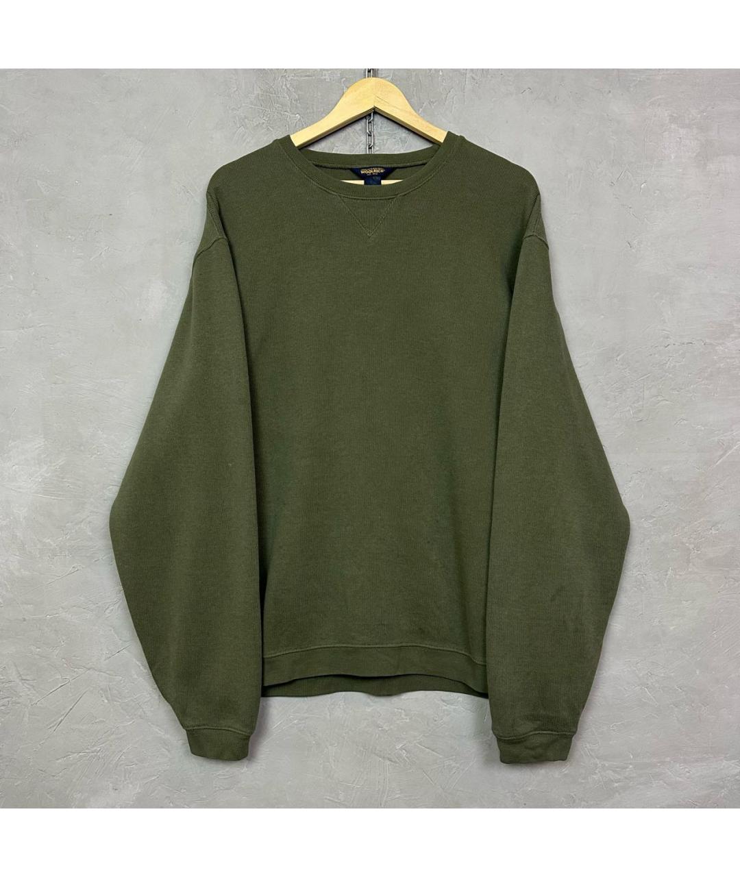 WOOLRICH Хаки хлопковый джемпер / свитер, фото 5