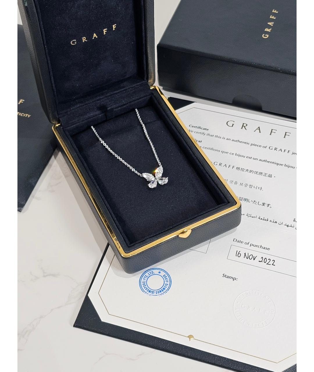 GRAFF Серебряное колье из белого золота, фото 2