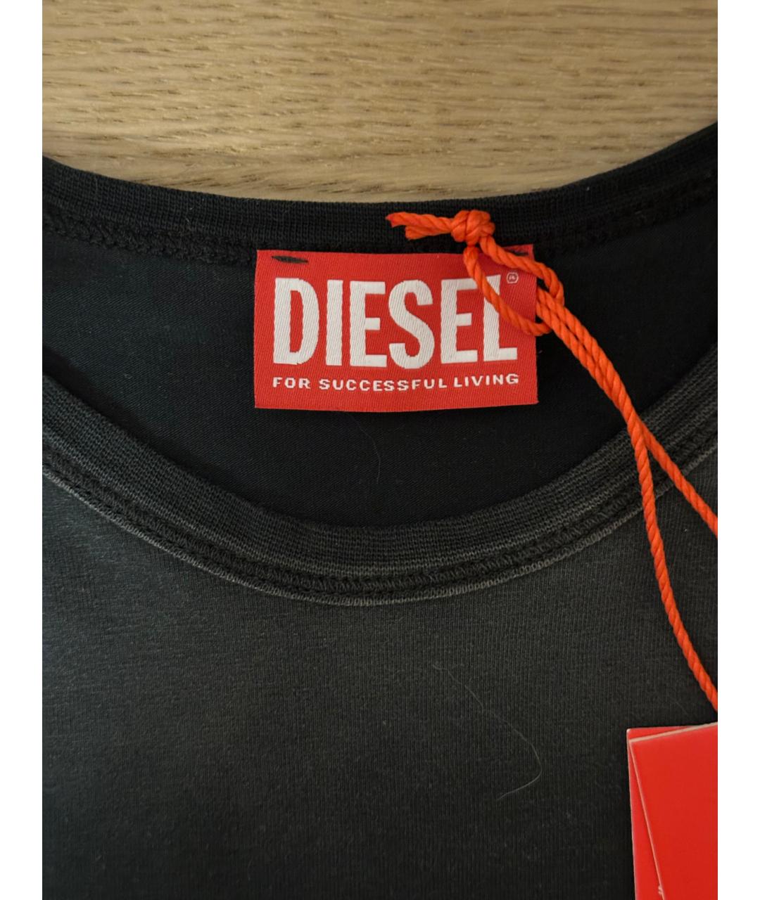 DIESEL Мульти хлопко-эластановая футболка, фото 3