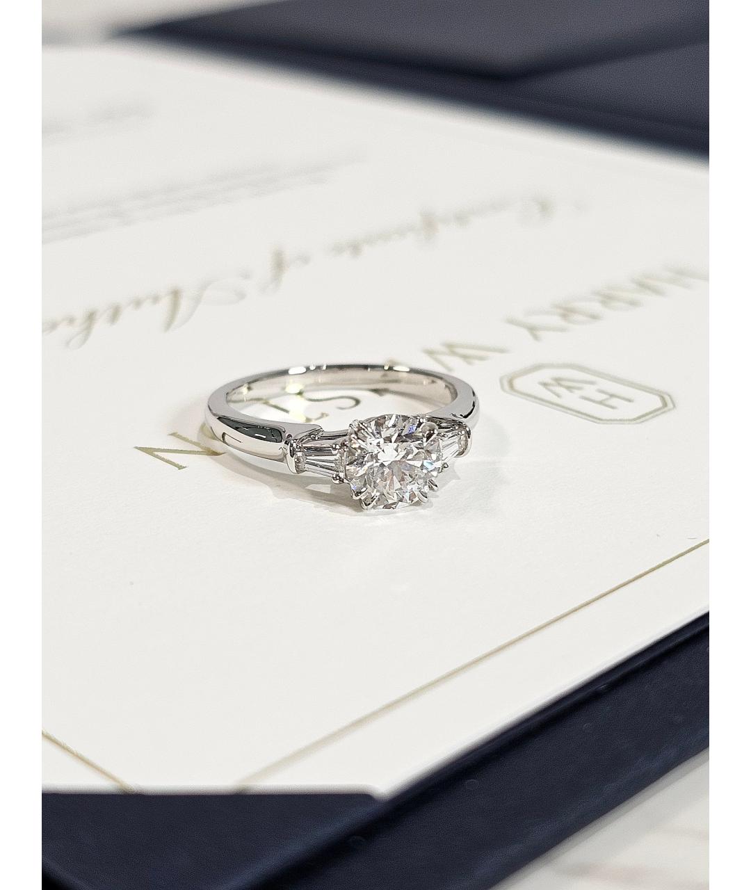 Harry Winston Серебряное платиновое кольцо, фото 3