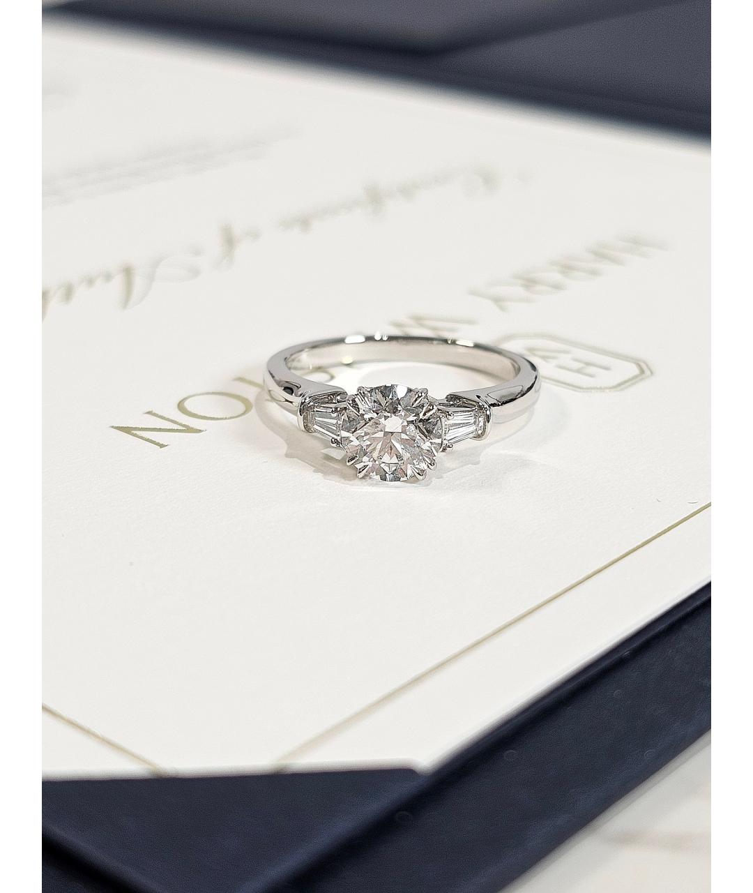 Harry Winston Серебряное платиновое кольцо, фото 4