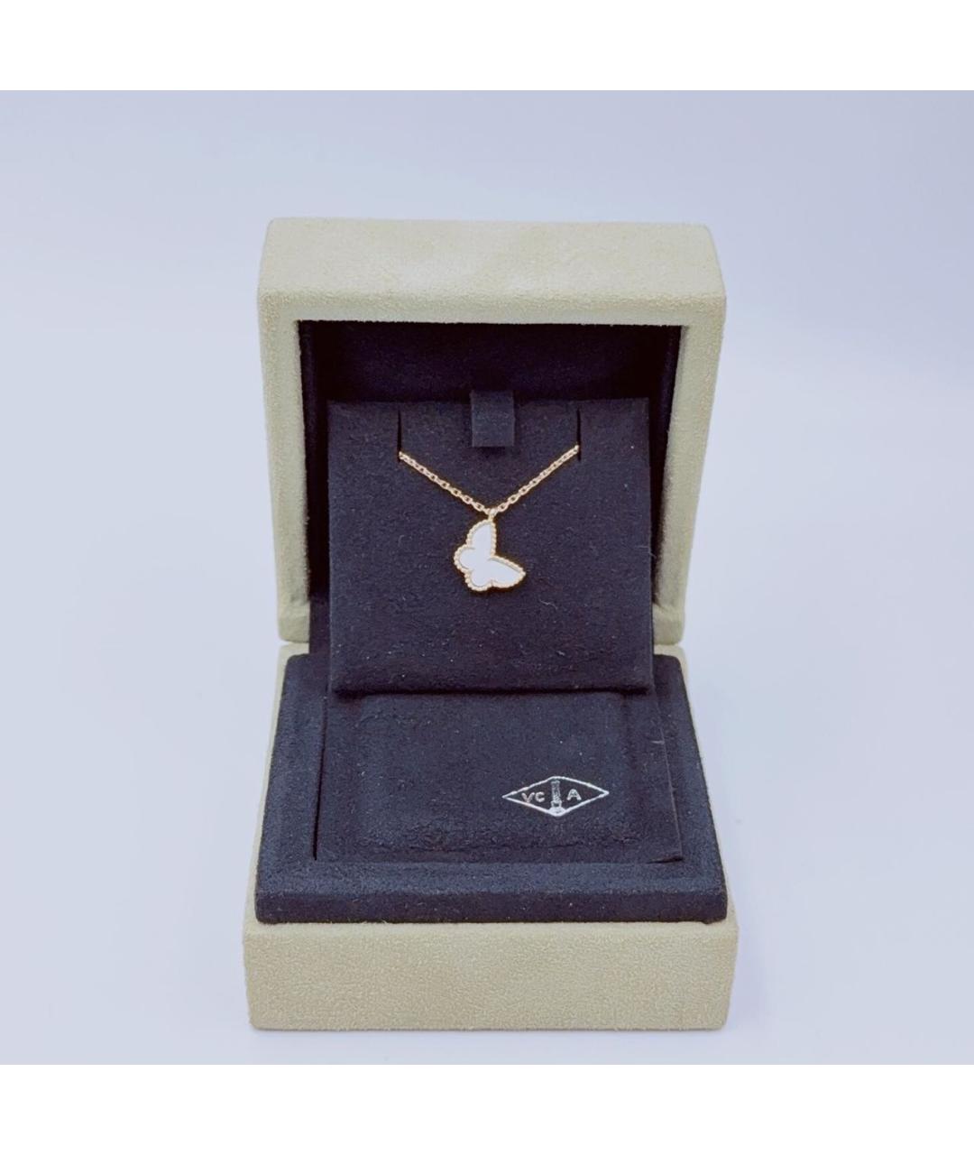 VAN CLEEF & ARPELS Белое колье из желтого золота, фото 3