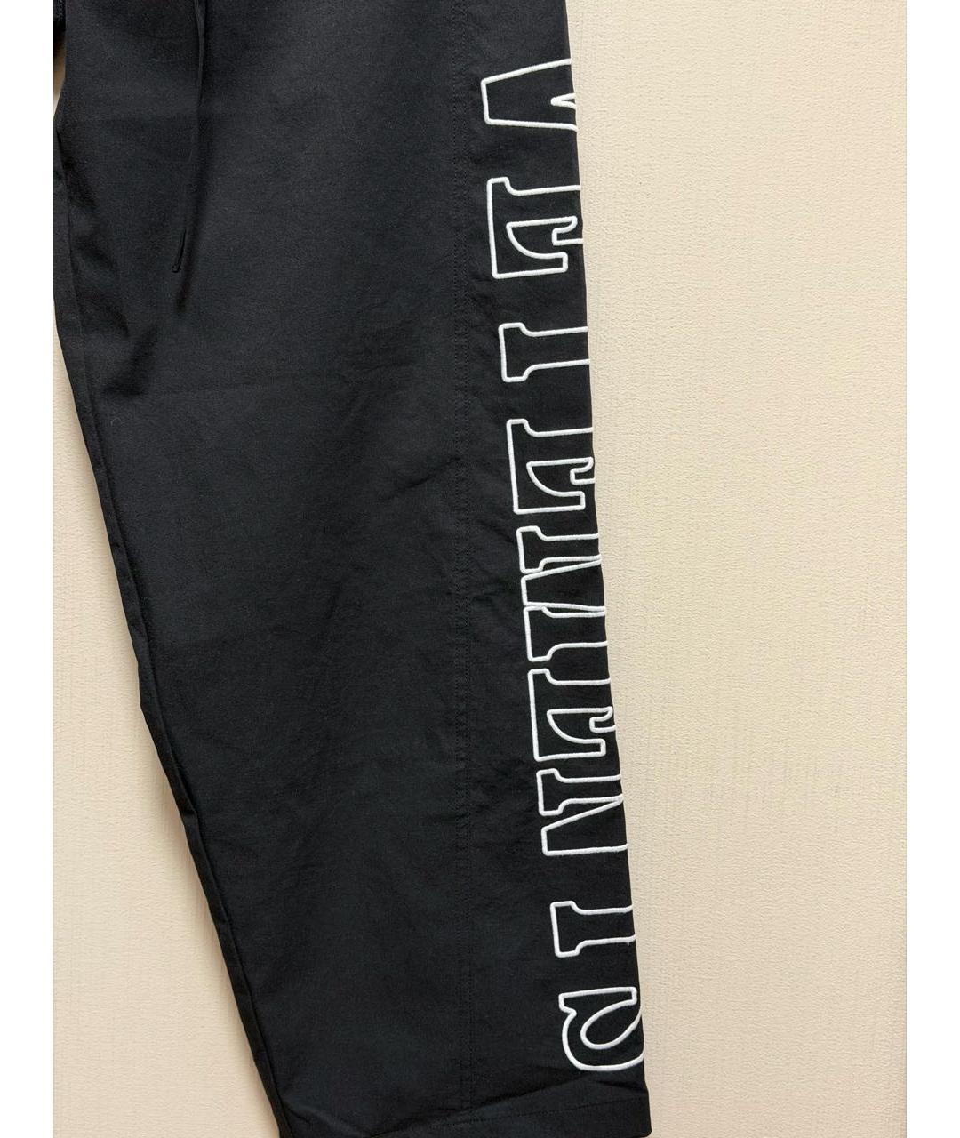 VETEMENTS Черные полиэстеровые повседневные брюки, фото 4