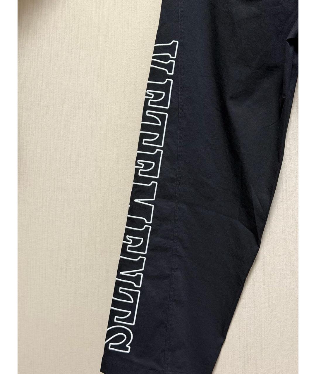 VETEMENTS Черные полиэстеровые повседневные брюки, фото 5