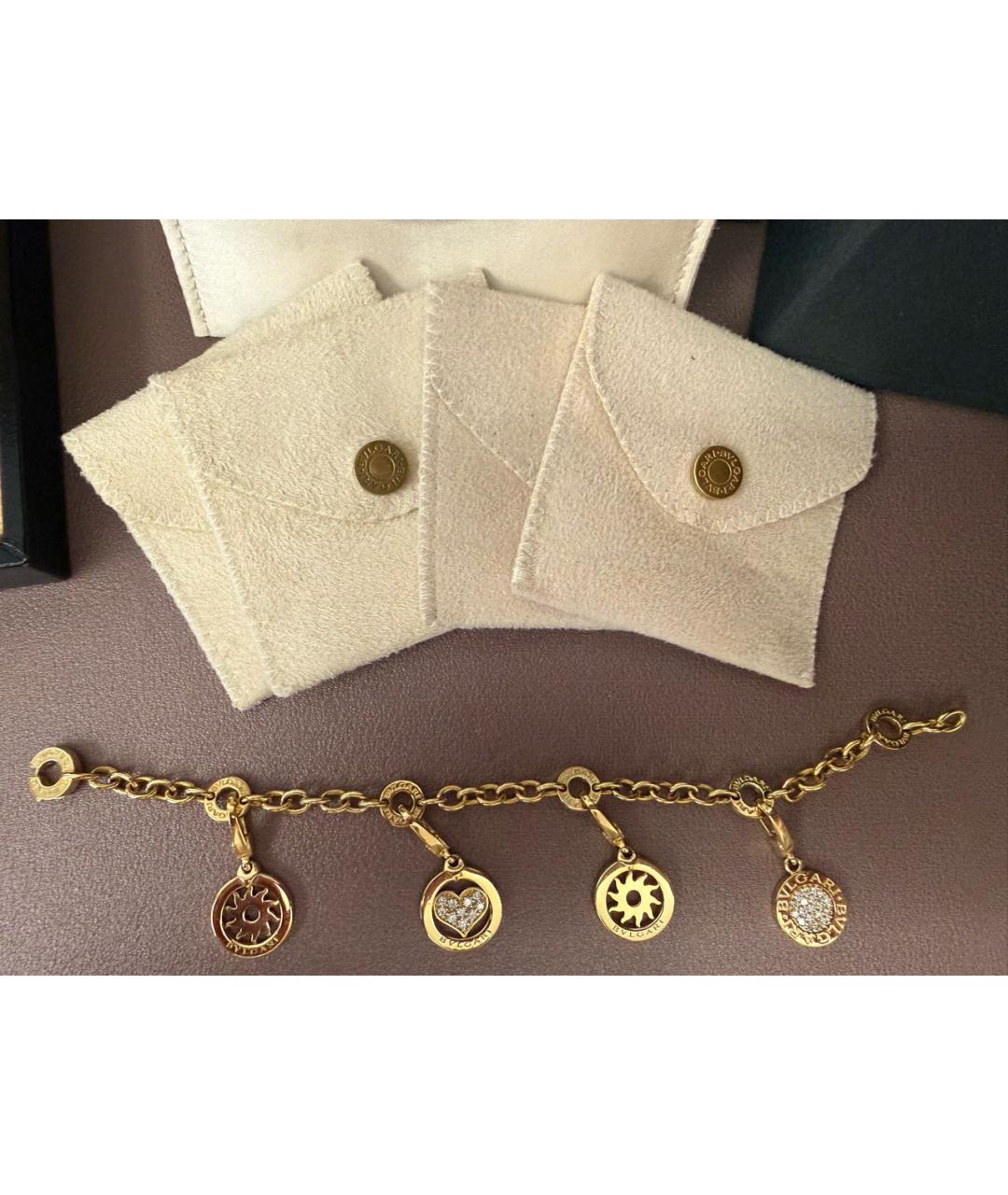 BVLGARI Золотой браслет из желтого золота, фото 7