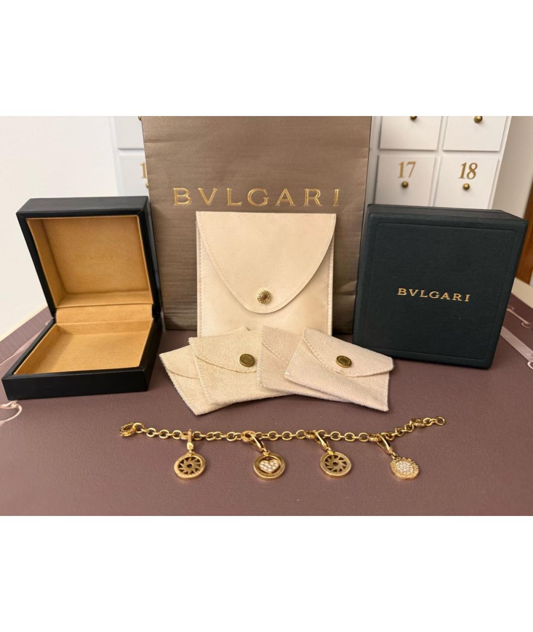 BVLGARI Золотой браслет из желтого золота, фото 2