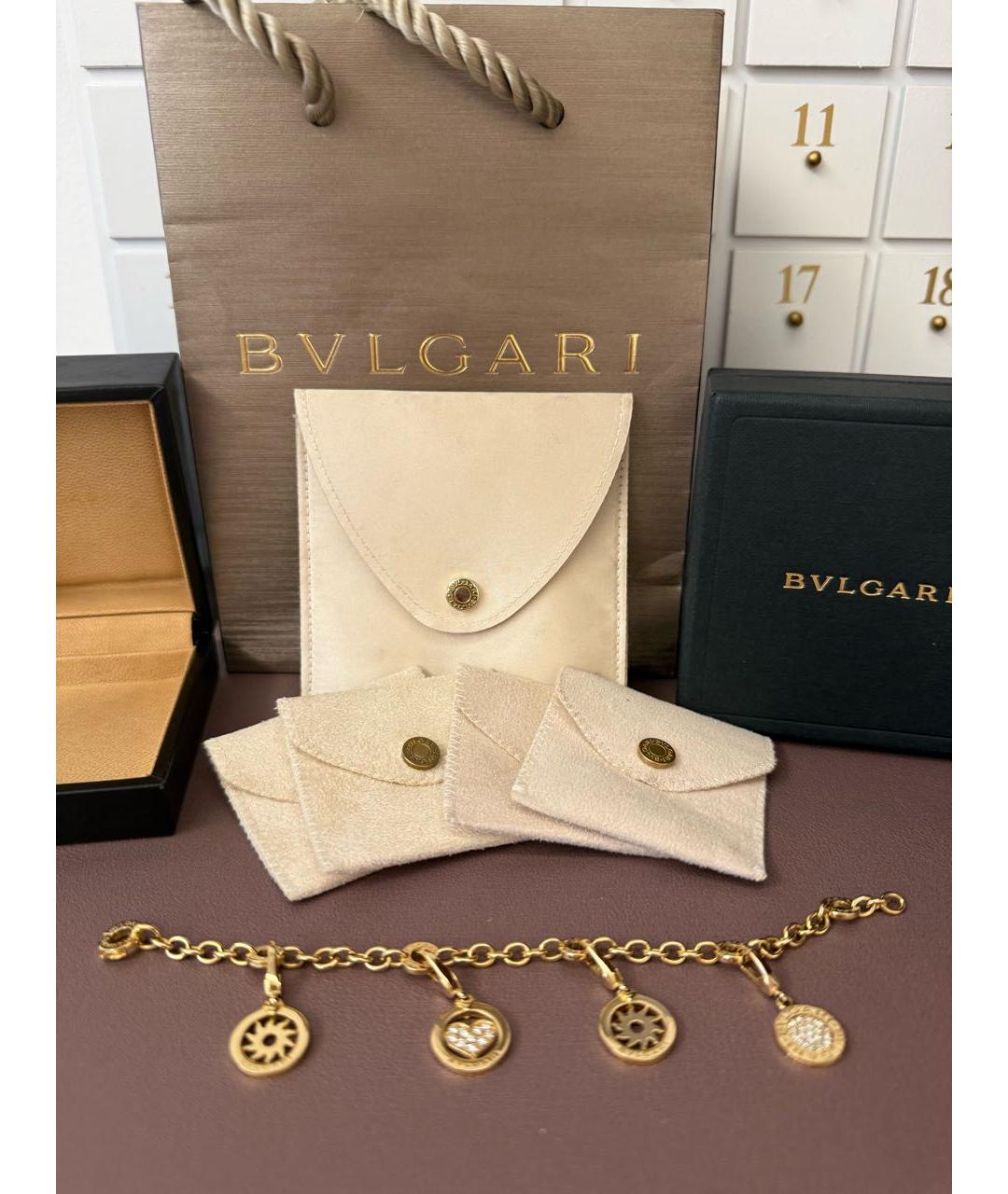 BVLGARI Золотой браслет из желтого золота, фото 5