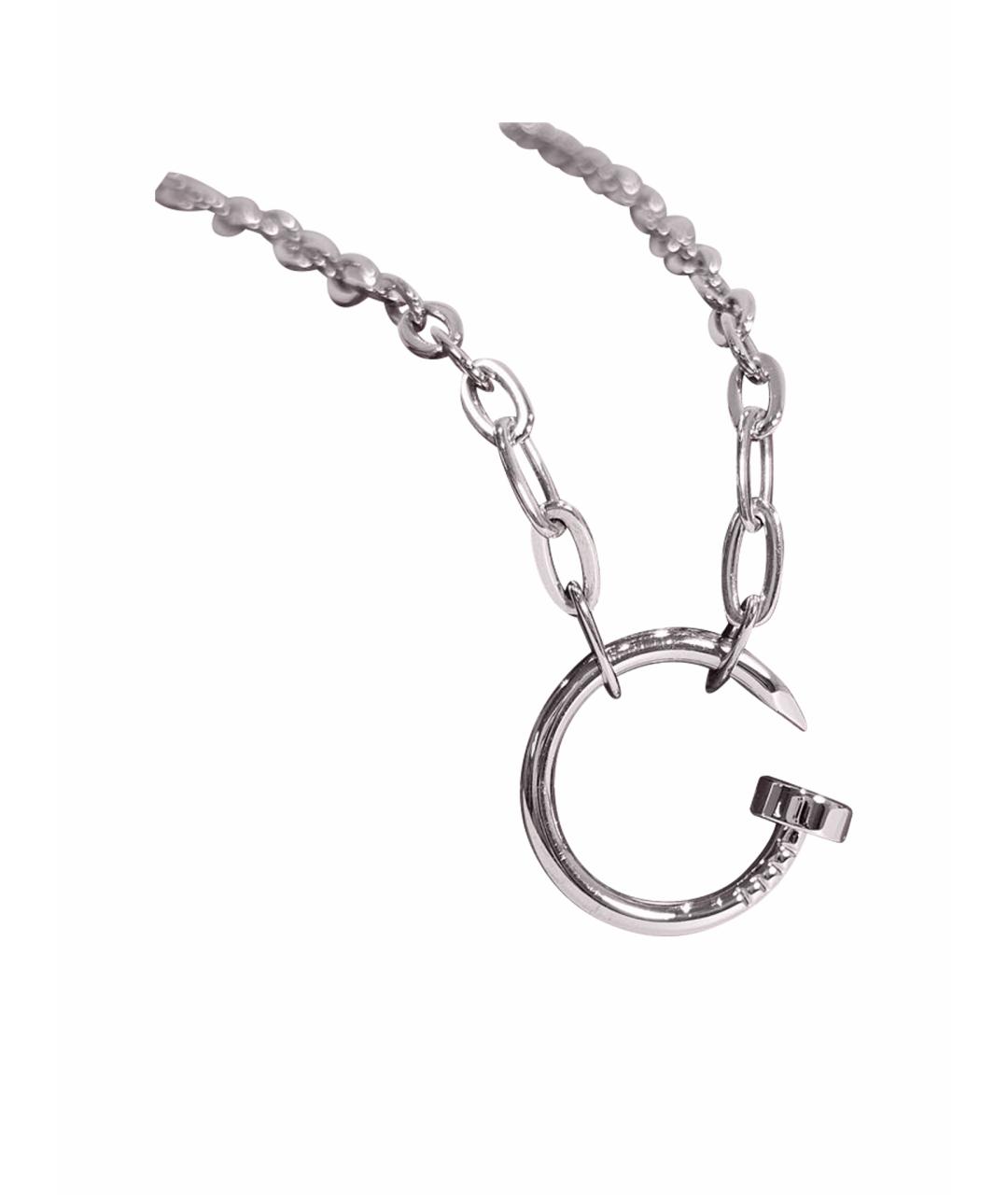 CARTIER Серебряное колье из белого золота, фото 1