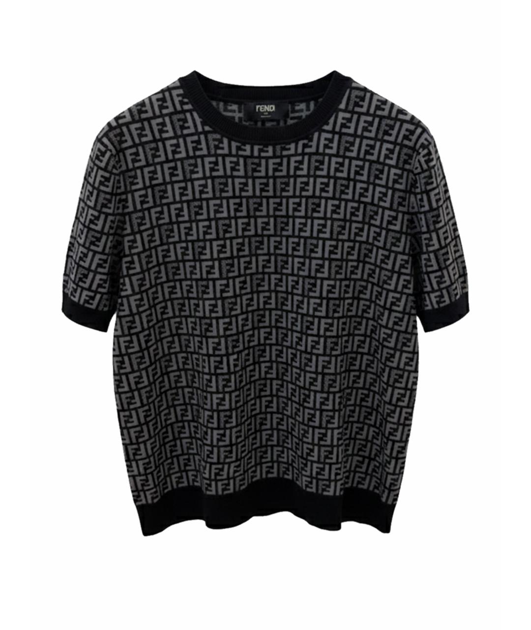 FENDI Мульти вискозный джемпер / свитер, фото 1