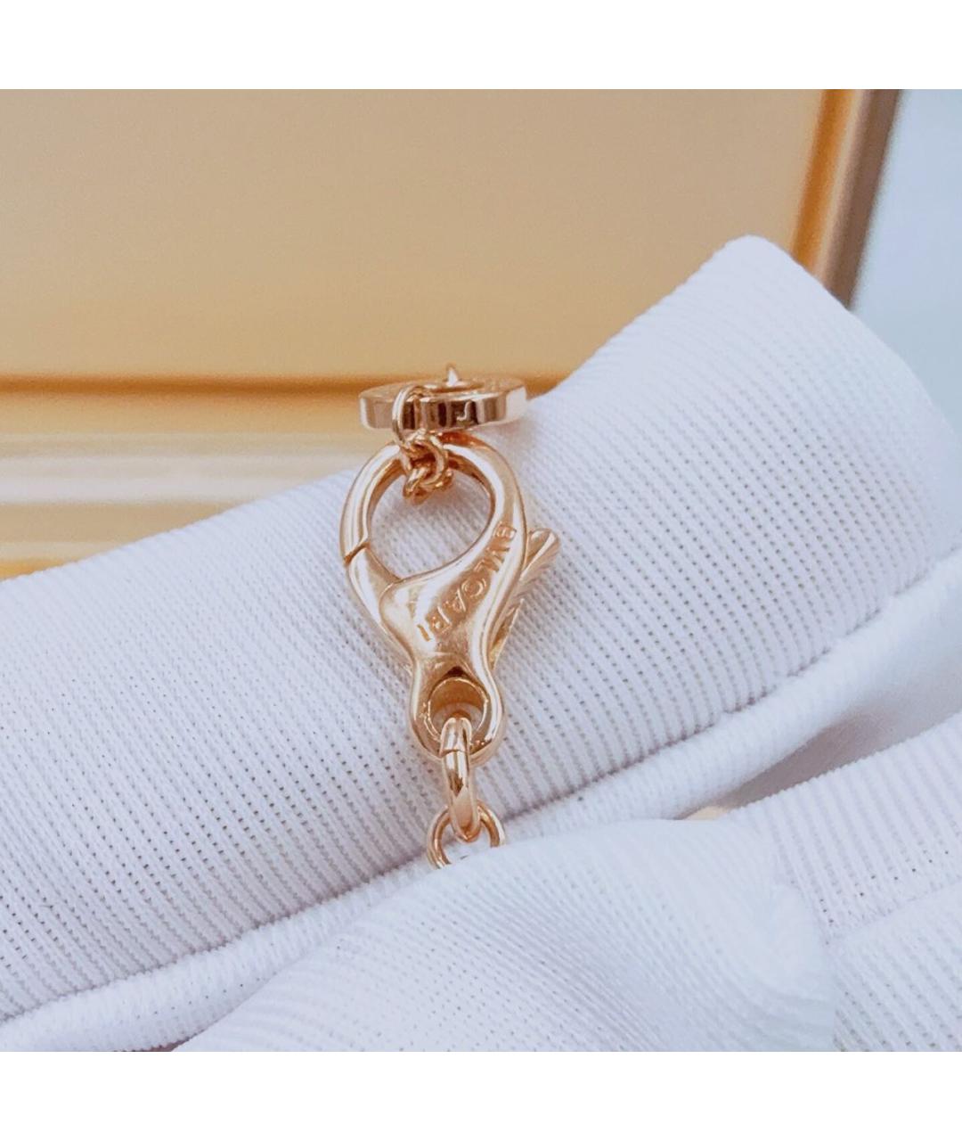 BVLGARI Белое колье из розового золота, фото 6