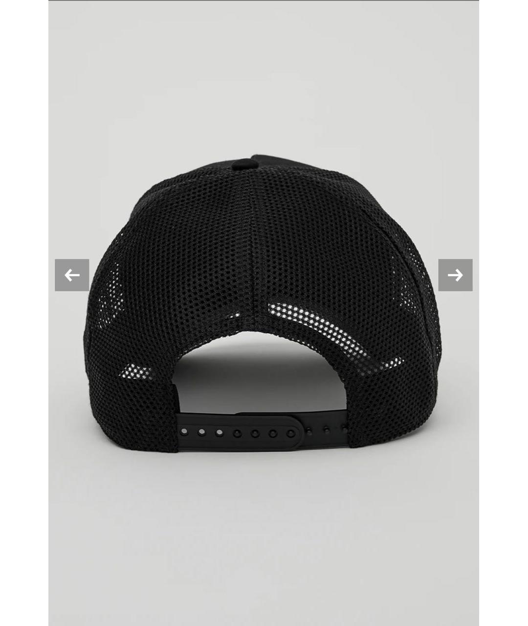 ALO YOGA Черная хлопковая кепка, фото 6