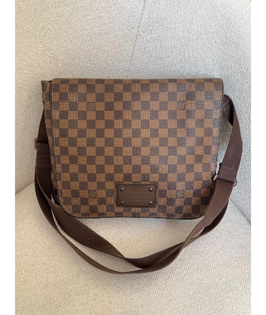 LOUIS VUITTON Коричневая сумка на плечо, фото 8