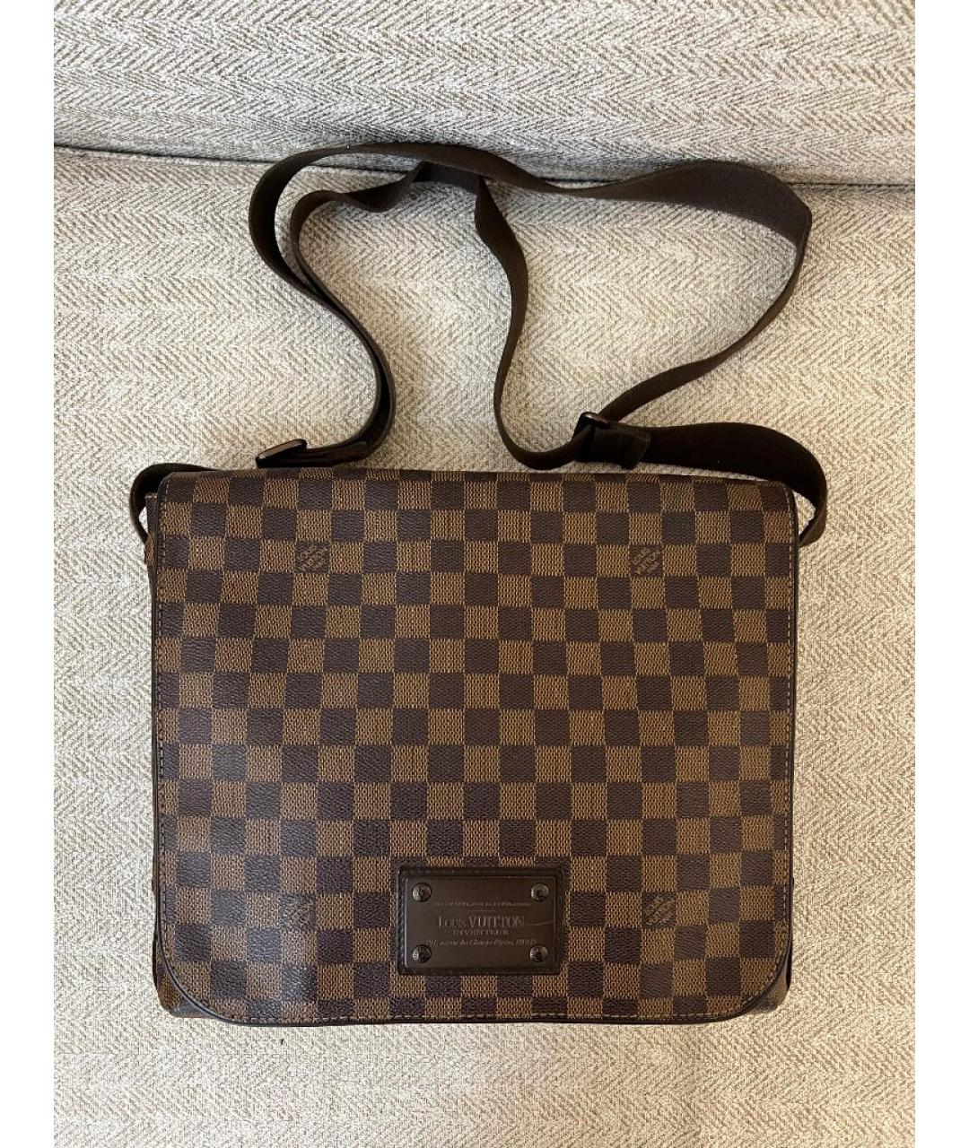 LOUIS VUITTON Коричневая сумка на плечо, фото 2