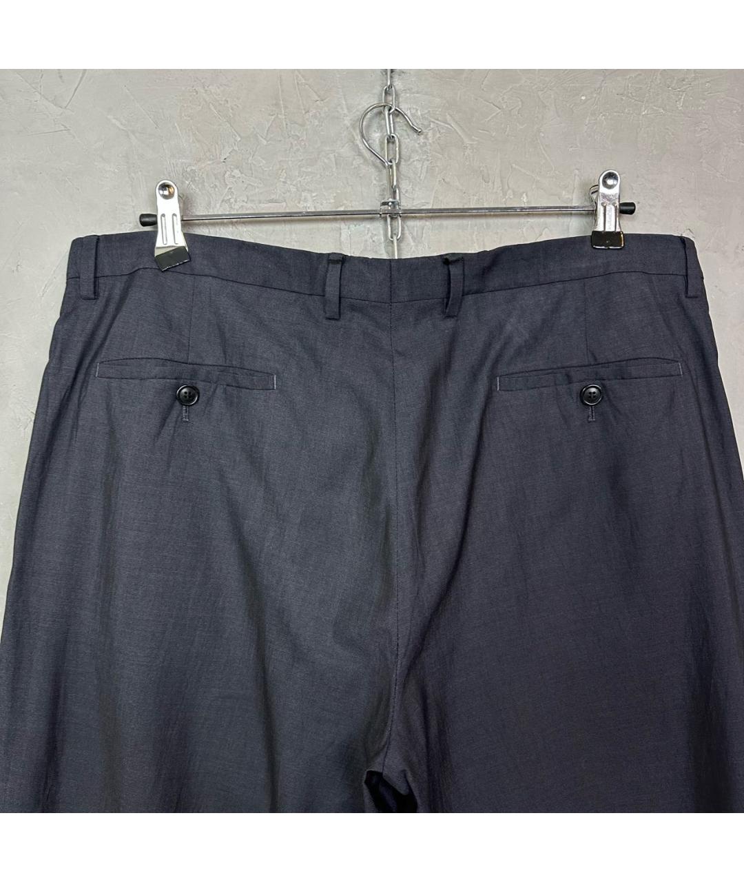 HUGO BOSS Антрацитовые классические брюки, фото 3