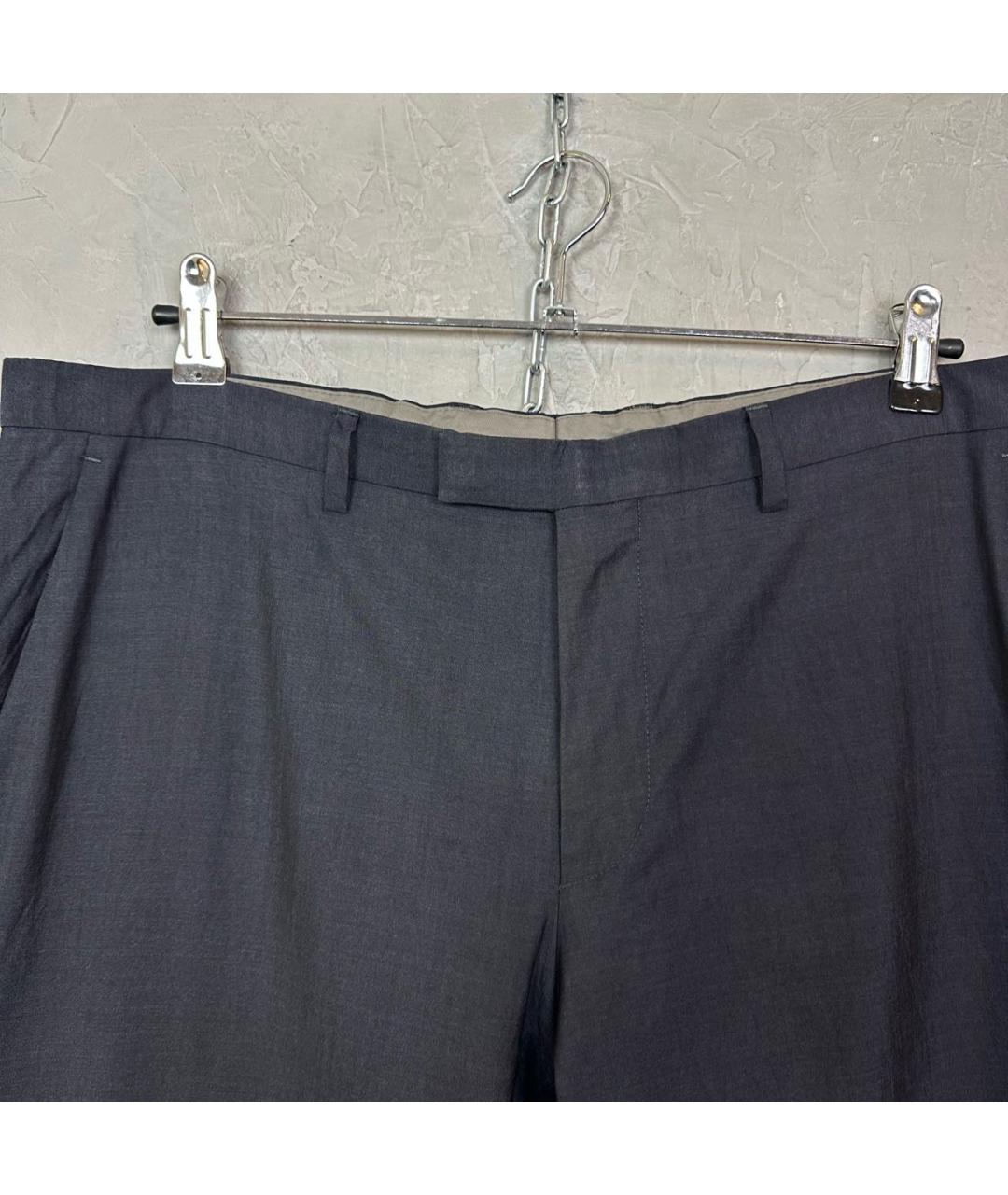 HUGO BOSS Антрацитовые классические брюки, фото 5