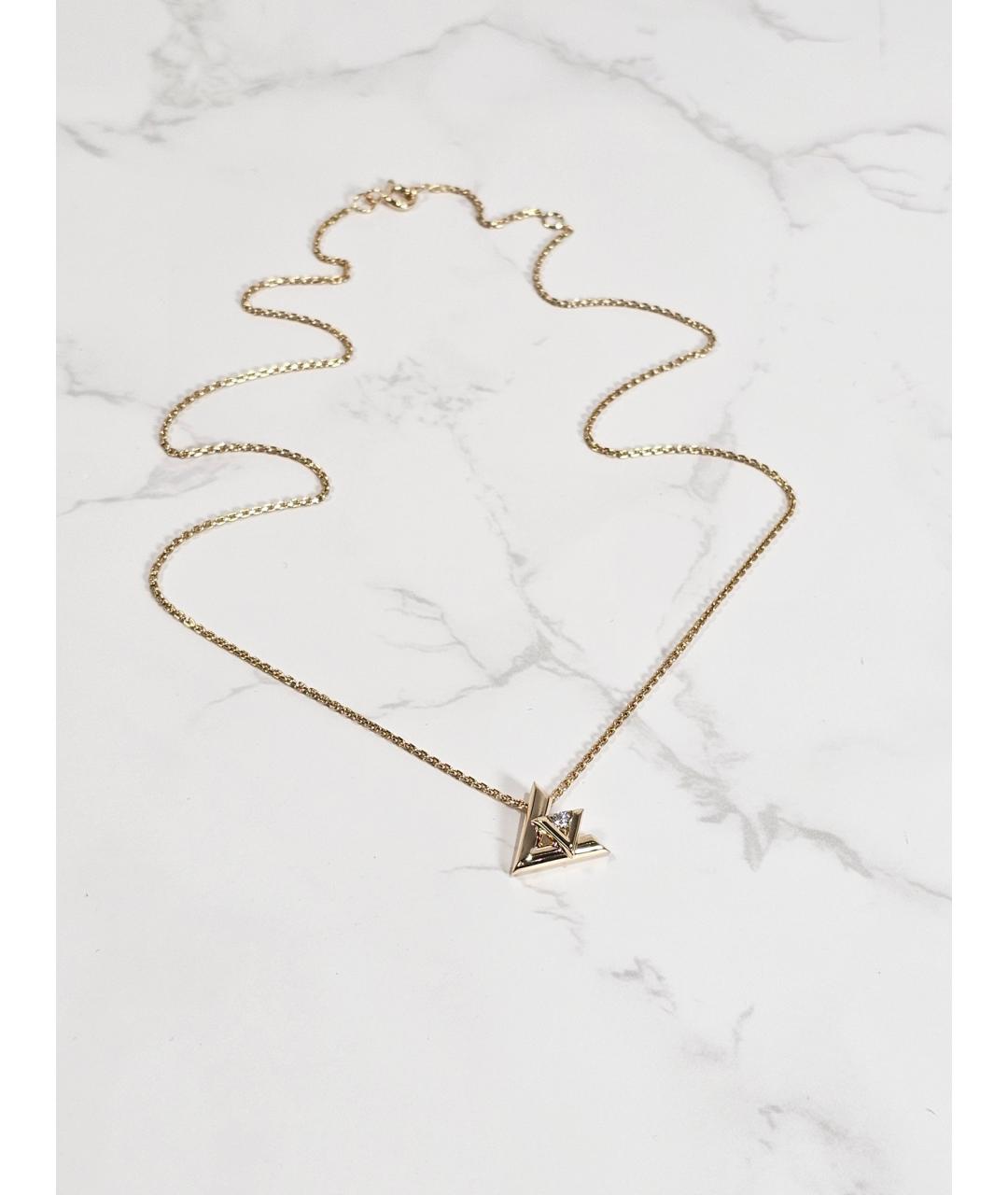 LOUIS VUITTON Золотая подвеска из желтого золота, фото 4