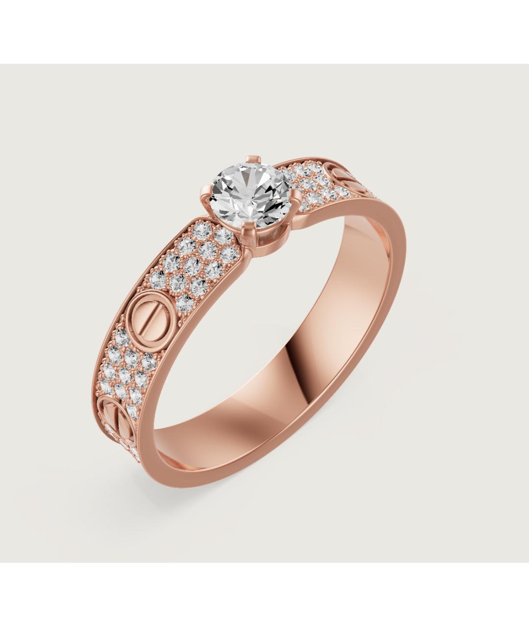 CARTIER Золотое кольцо из розового золота, фото 2