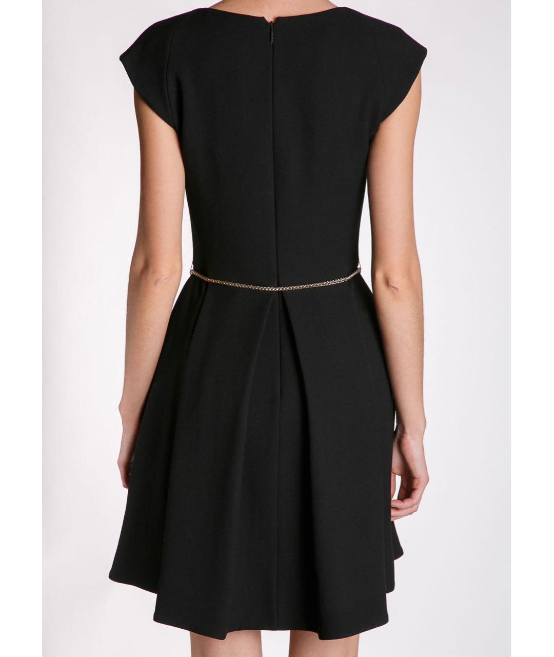 ROBERTO CAVALLI Черное шерстяное вечернее платье, фото 3